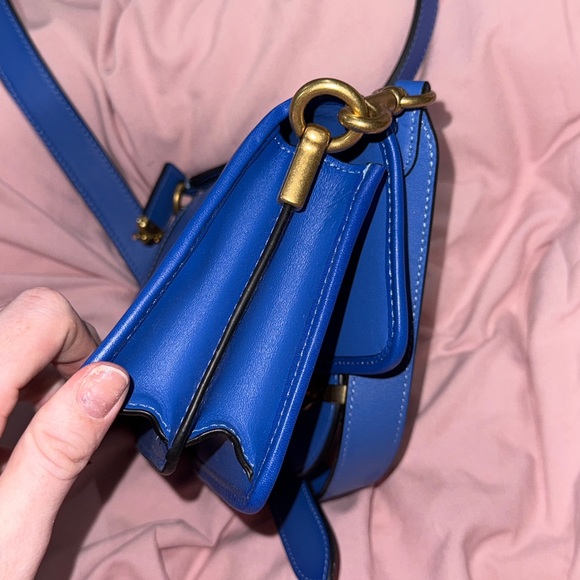 Coach Blue Leather Women's Bag - Picture 5 of 5